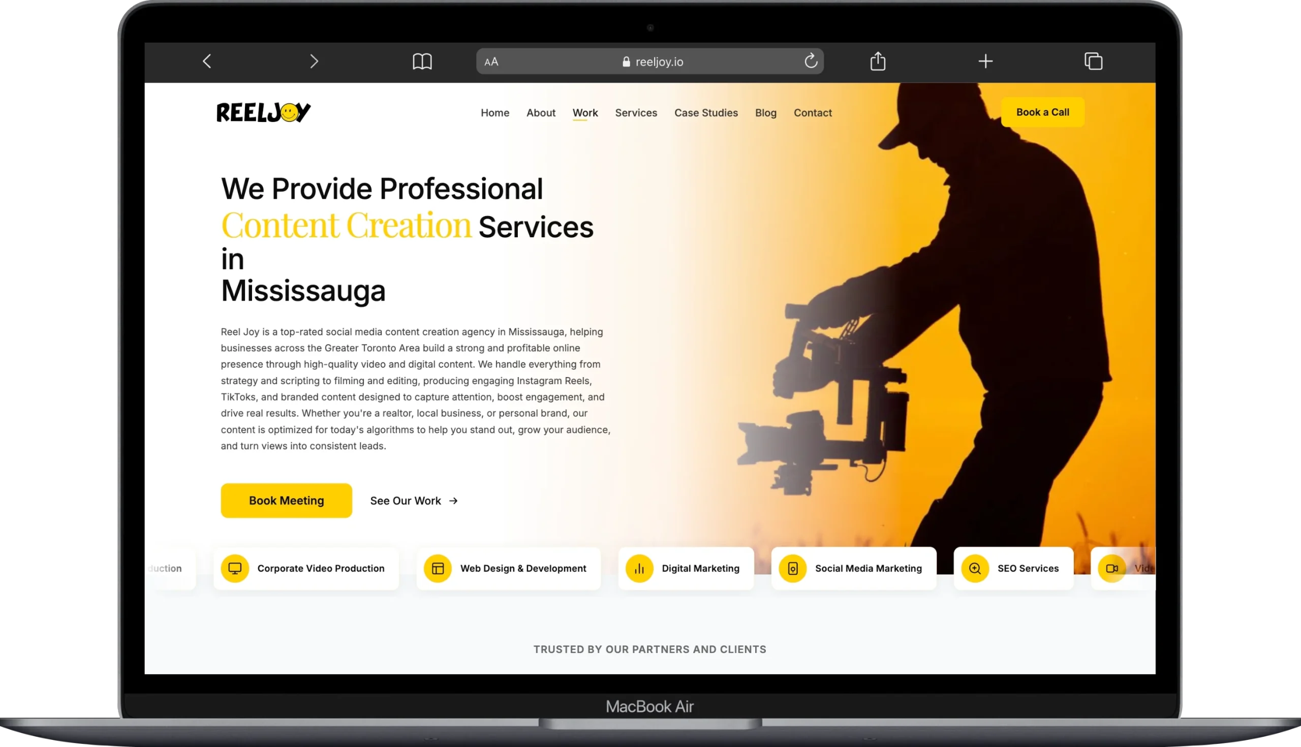 ReelJoy.io — Website Development & SEO